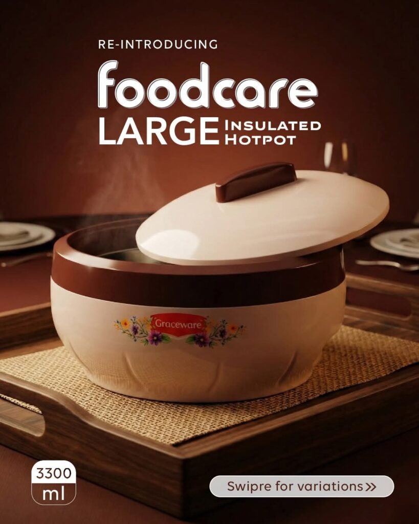 Food Care Large Insulated Hotpot