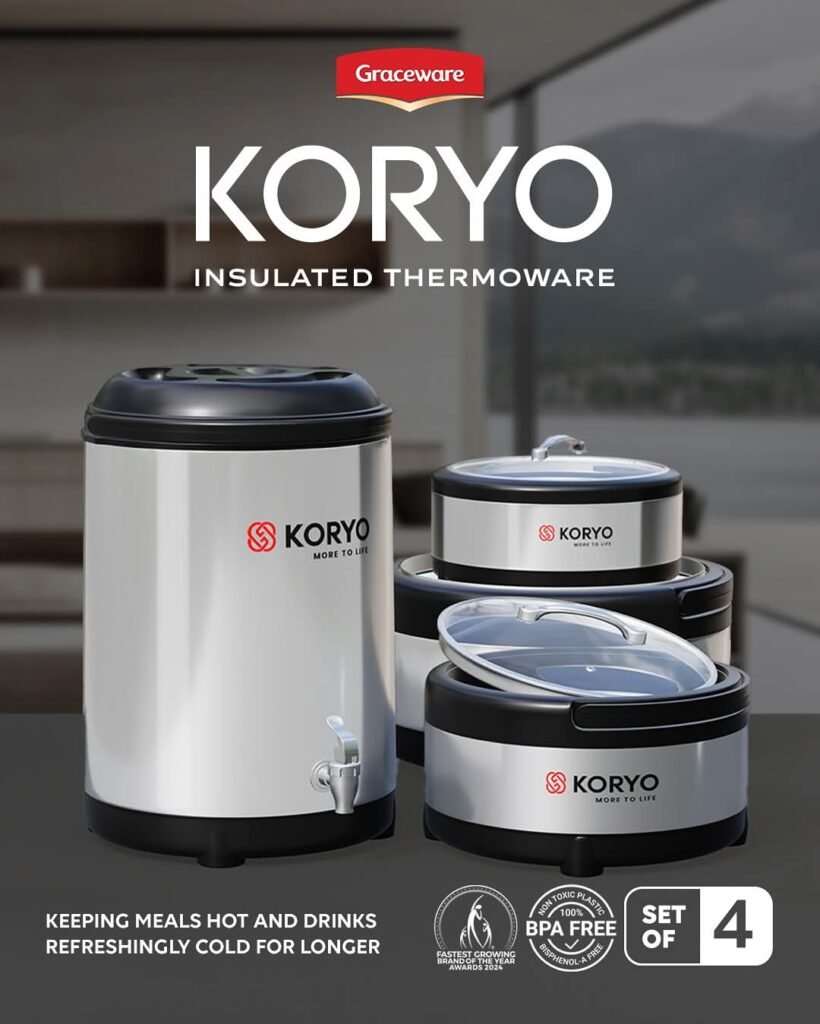 Koryo Insulated Thermoware Set OF 4PEC