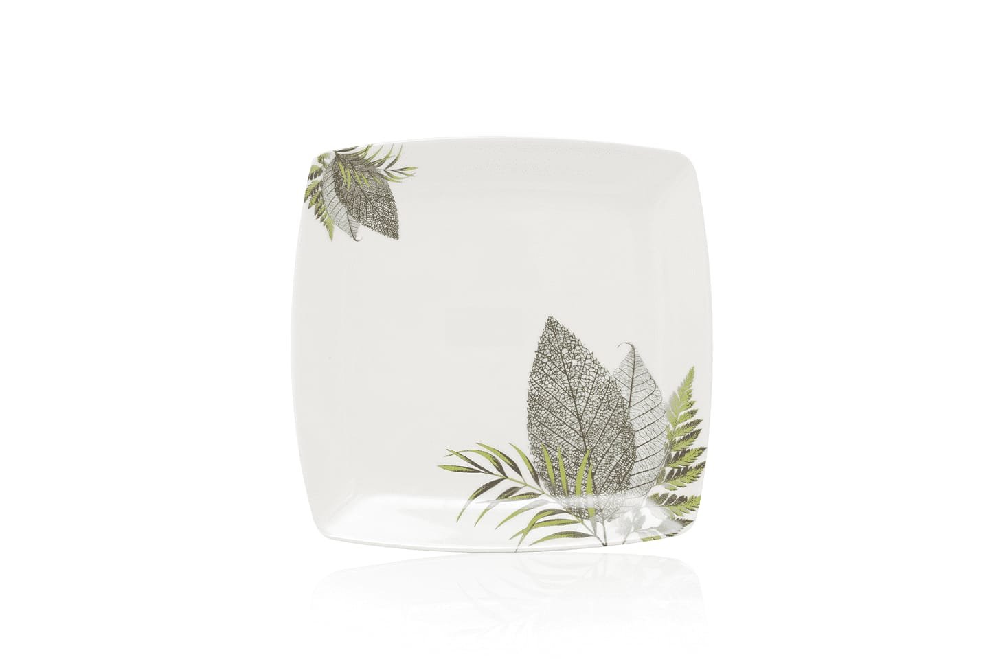Elegant Leaf Pattern Dinner Set view 2