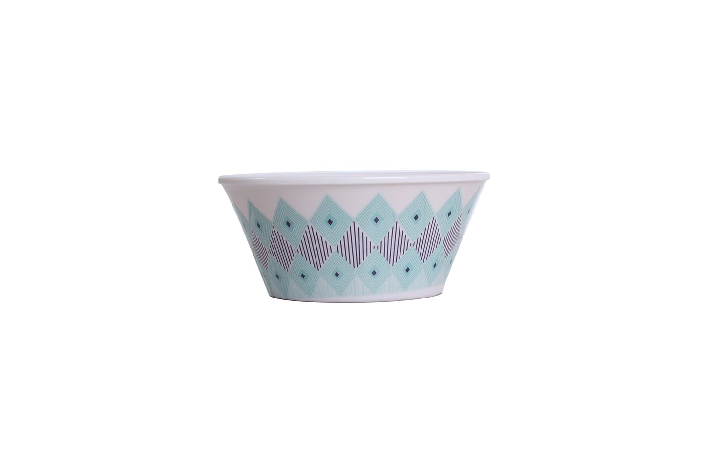 Aqua Geometric Dinner Set view 5