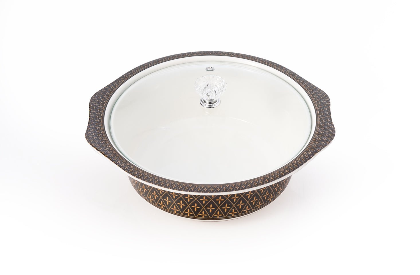 Black and Gold Geometric Dinner Set view 2